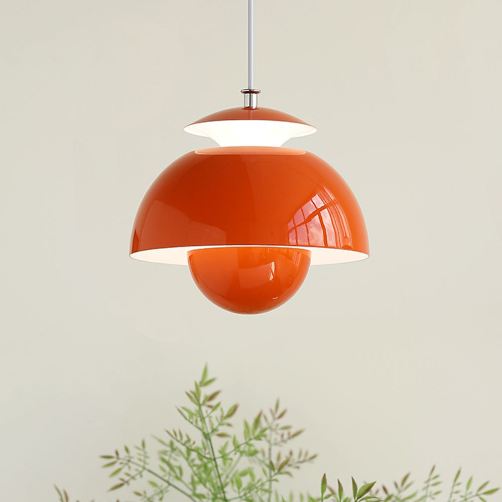 Sleek Metal Hanging Light