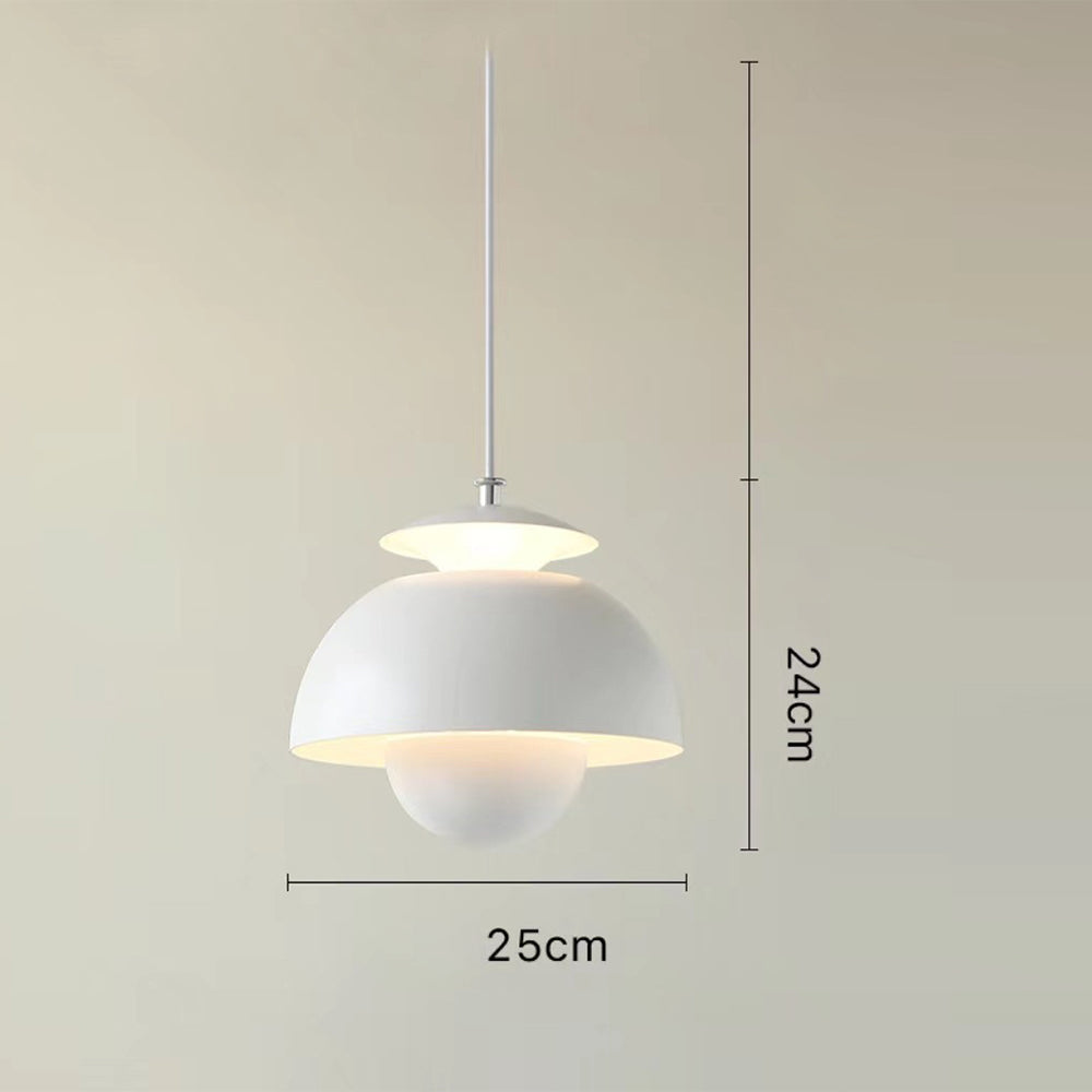 Sleek Metal Hanging Light