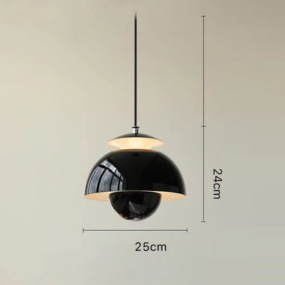 Sleek Metal Hanging Light