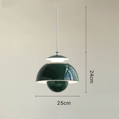 Sleek Metal Hanging Light