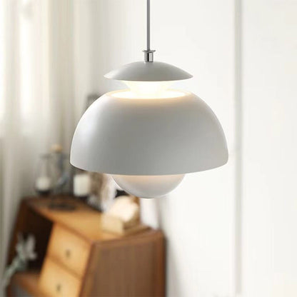 Sleek Metal Hanging Light