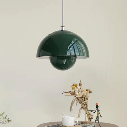Sleek Metal Hanging Light