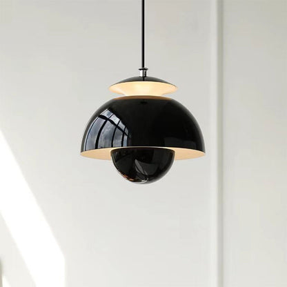 Sleek Metal Hanging Light