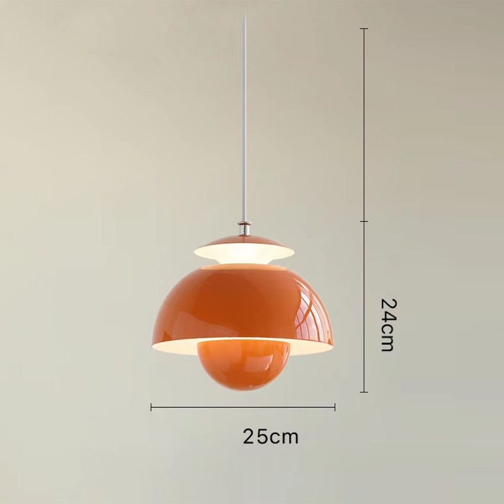 Sleek Metal Hanging Light