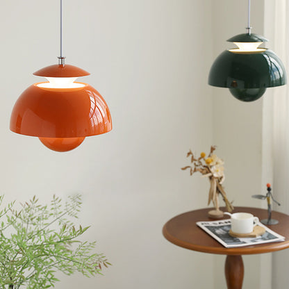 Sleek Metal Hanging Light