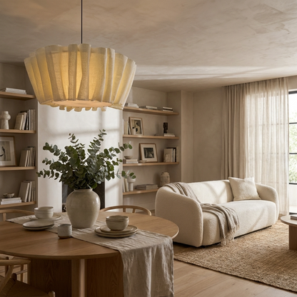 Handcrafted Nordic Fabric Pendant Light