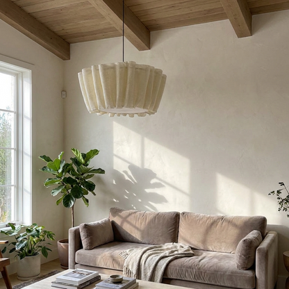 Handcrafted Nordic Fabric Pendant Light
