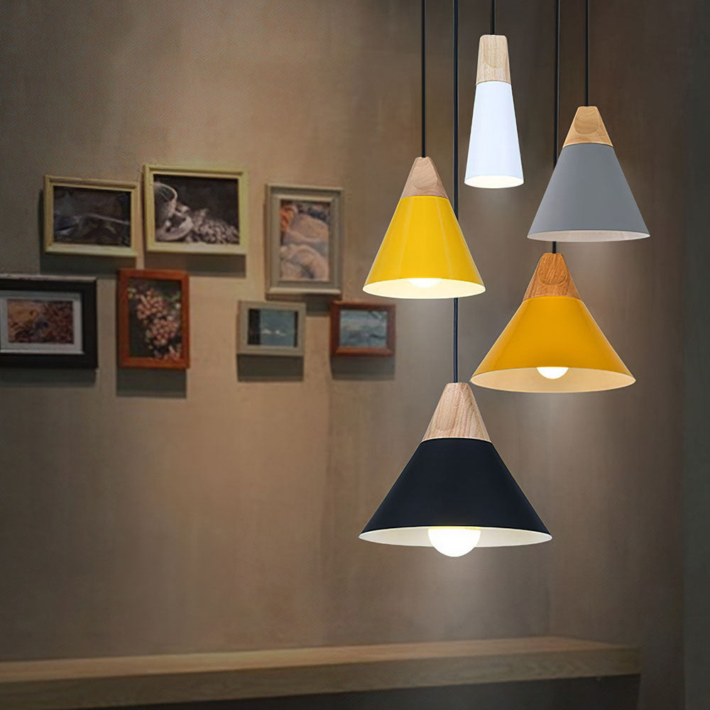 Nordic Wood Pendant Light