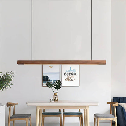 Modern Scandinavian wooden pendant light