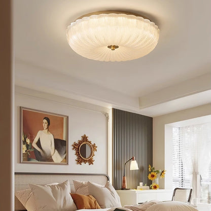 Modern Ripple Glass Ceiling Light