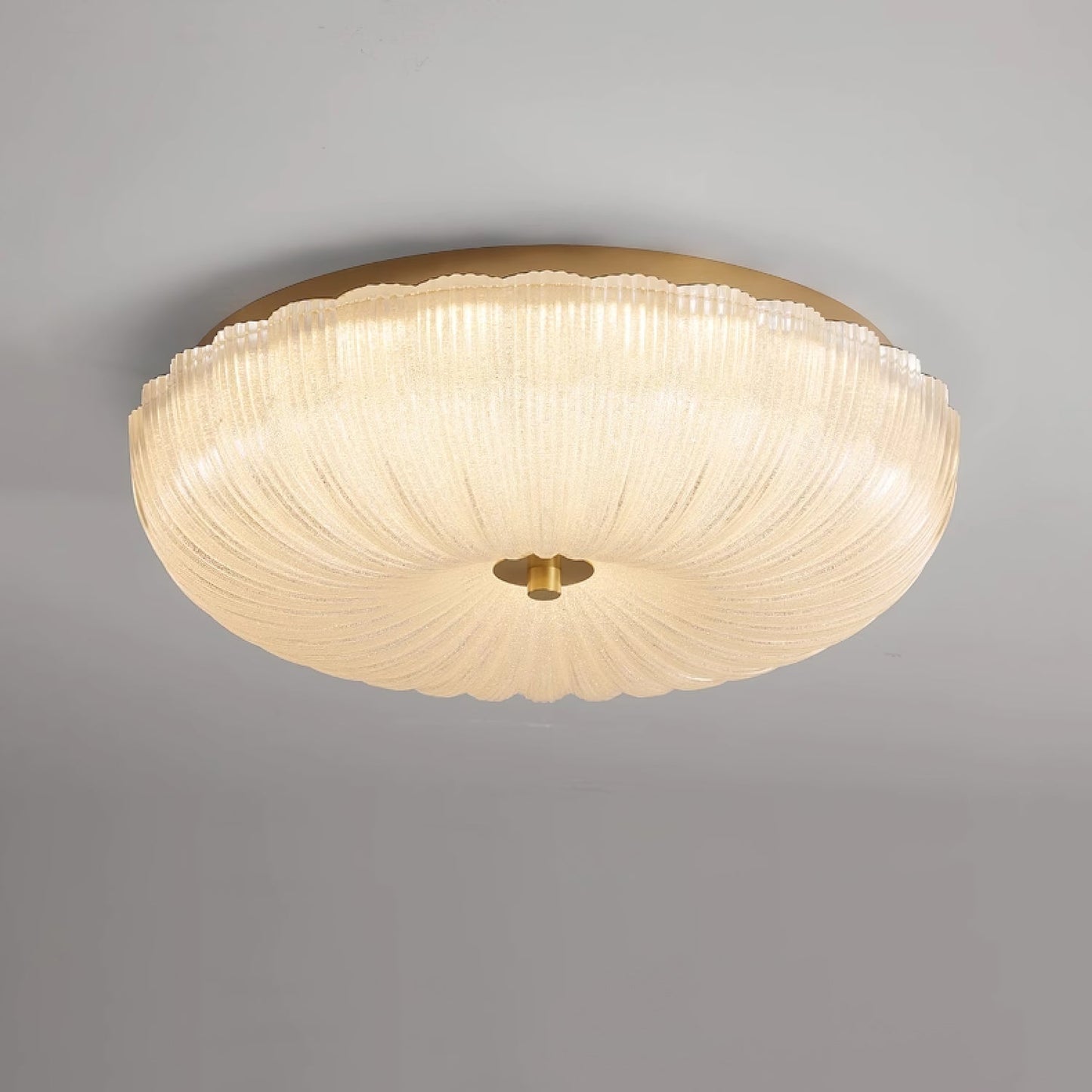 Modern Ripple Glass Ceiling Light