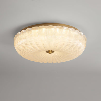 Modern Ripple Glass Ceiling Light