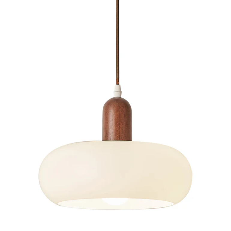 Scandinavian pendant lamp in cream