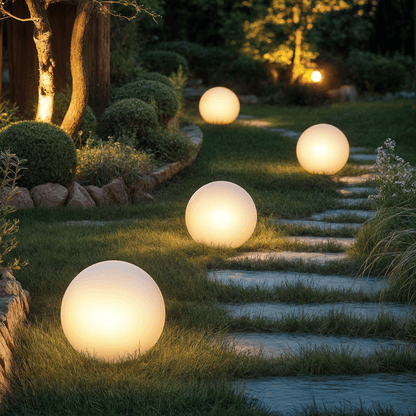 Modern Spherical LED Garden Light