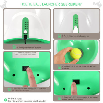 Buiten Ballenwerper voor Honden – Automatisch Apporteerspeelgoed
