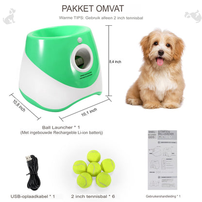 Buiten Ballenwerper voor Honden – Automatisch Apporteerspeelgoed