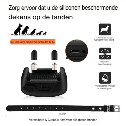 Waterdichte Honden Trainingshalsband met 400m Bereik