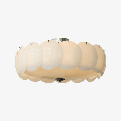 Petal Glass Semi-Flush Ceiling Light