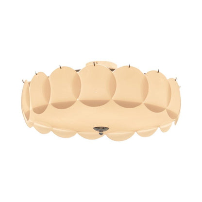 Petal Glass Semi-Flush Ceiling Light