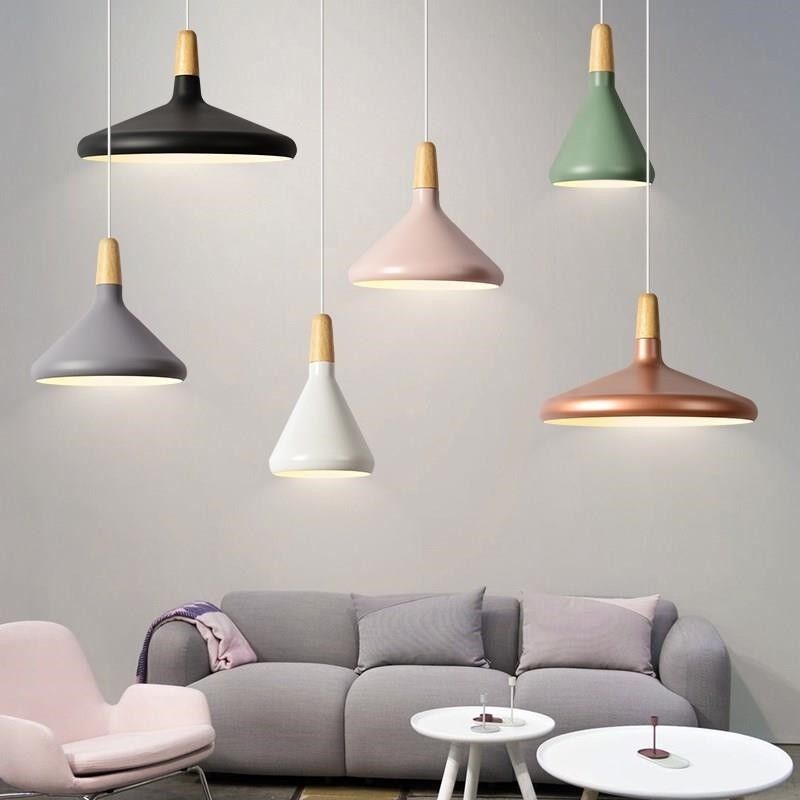 Macaron Wooden Pendant Light