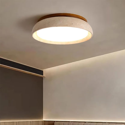Modern Travertine LED Ceiling Light