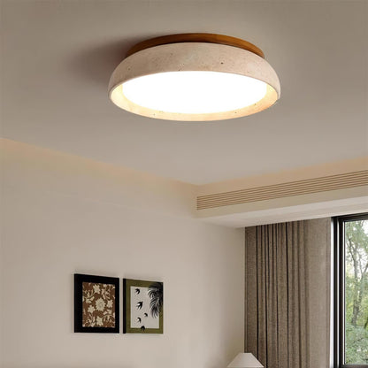 Modern Travertine LED Ceiling Light