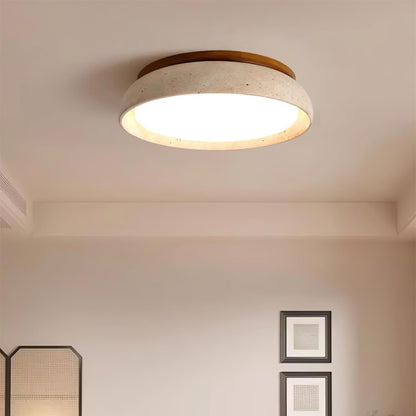 Modern Travertine LED Ceiling Light