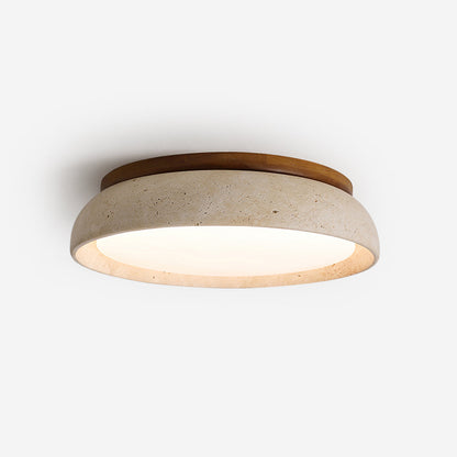 Modern Travertine LED Ceiling Light