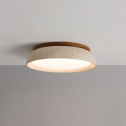Modern Travertine LED Ceiling Light