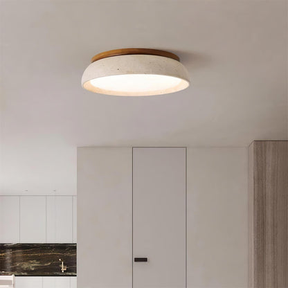Modern Travertine LED Ceiling Light