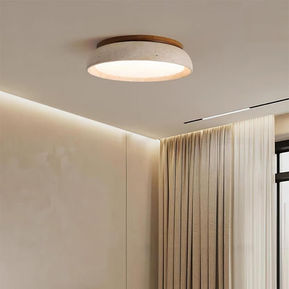 Modern Travertine LED Ceiling Light