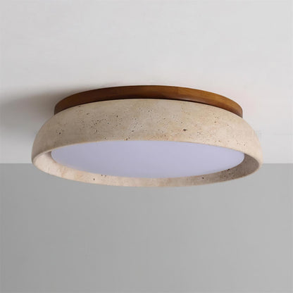 Modern Travertine LED Ceiling Light