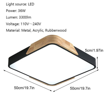 Colorful Square LED Ceiling Light