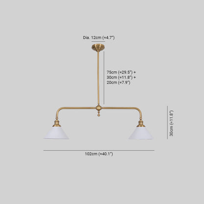 Vintage Double Pendant Light