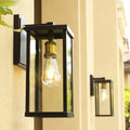 Rectangular Outdoor Lantern Wall Light