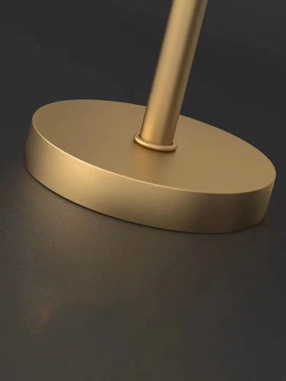 Gold Glass Globe Table Lamp