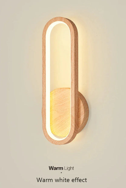 Wooden Glow Wall Light