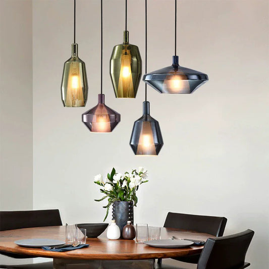 Nordic glass pendant light