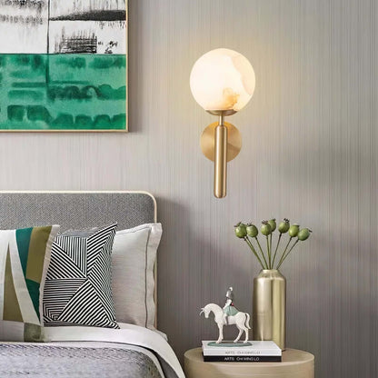 Neutral Shade Wall Fixture
