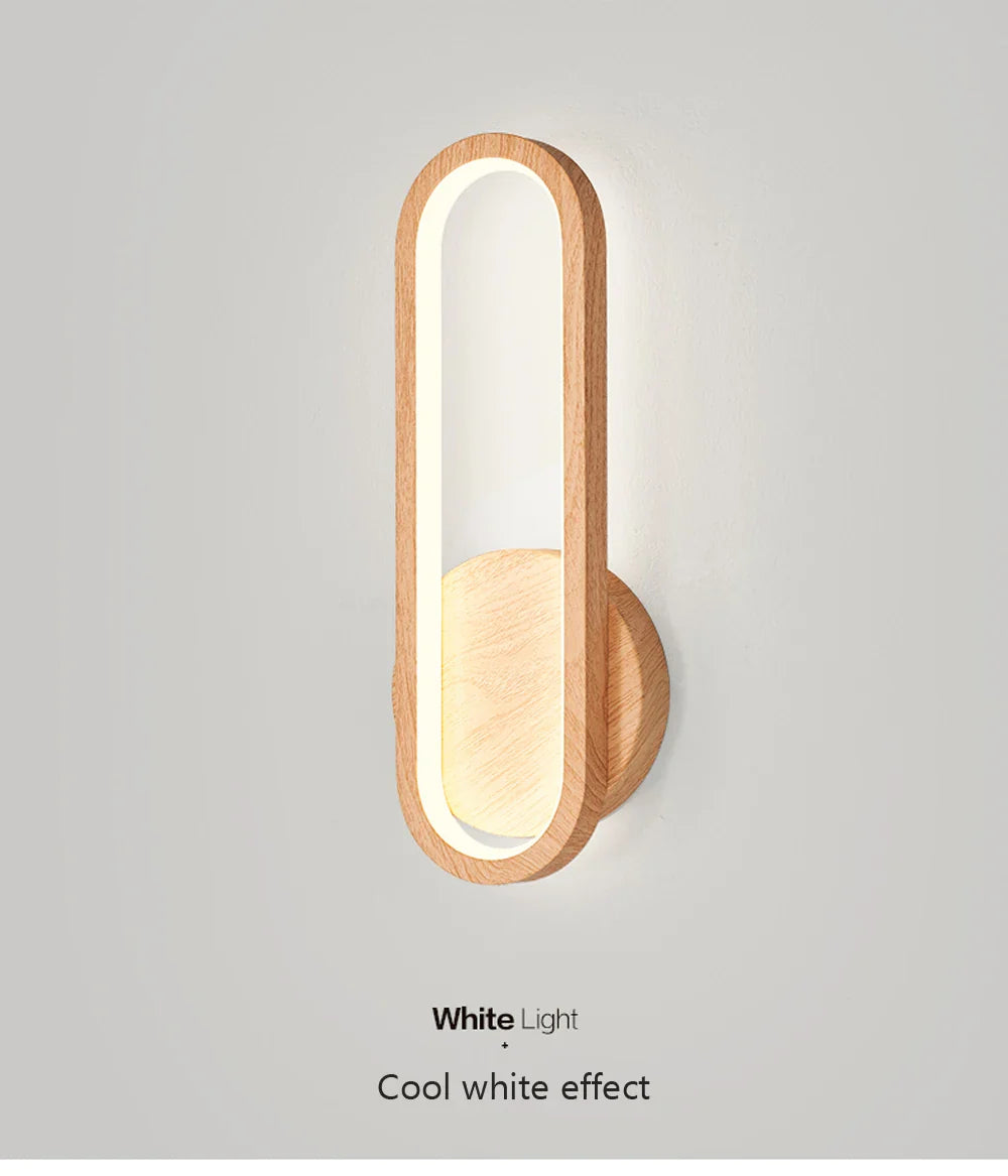 Wooden Glow Wall Light