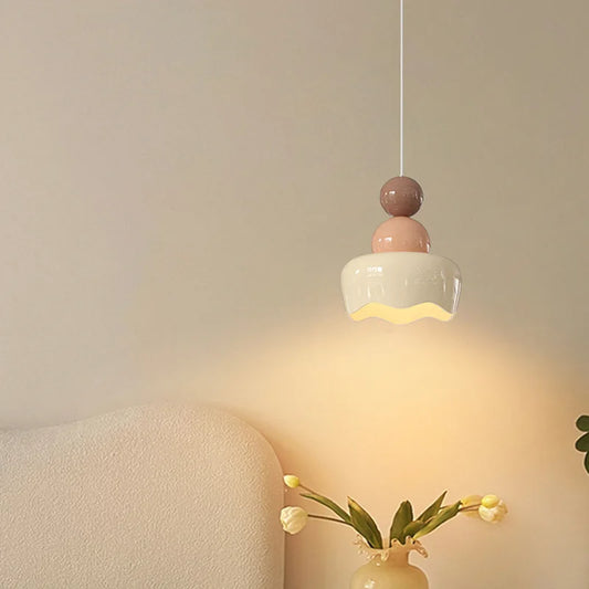 French Cream Pendant Light