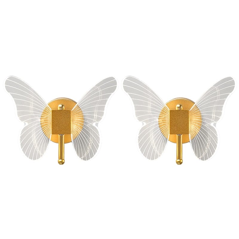 Modern Acrylic Butterfly Sconce