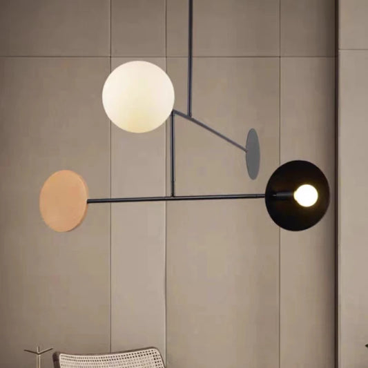 Geometric LED pendant light