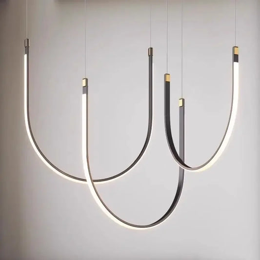 Designer lines ceiling lamp
