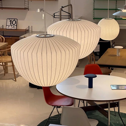 Nordic fabric ceiling lamp