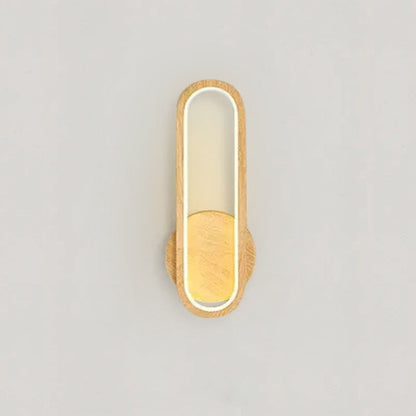Wooden Glow Wall Light