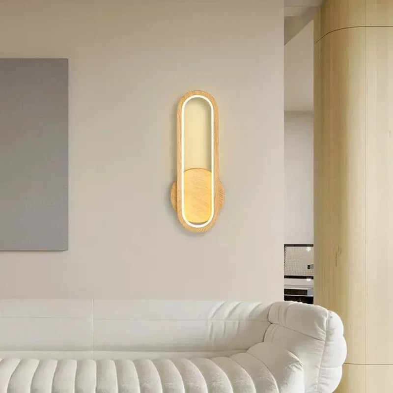 Wooden Glow Wall Light