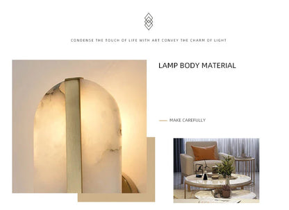 Sculpted Stone Glow Wall Light