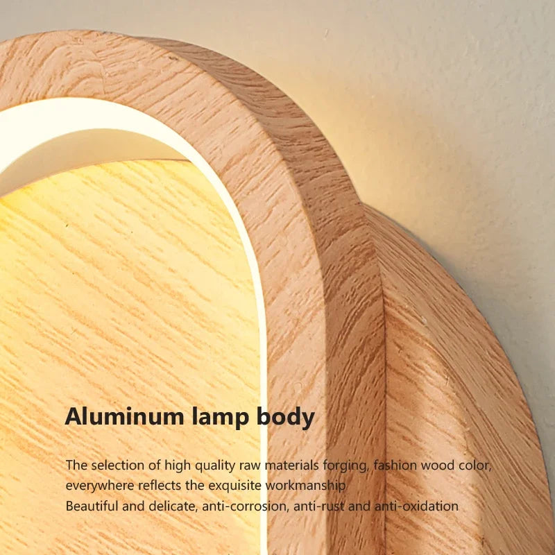 Wooden Glow Wall Light