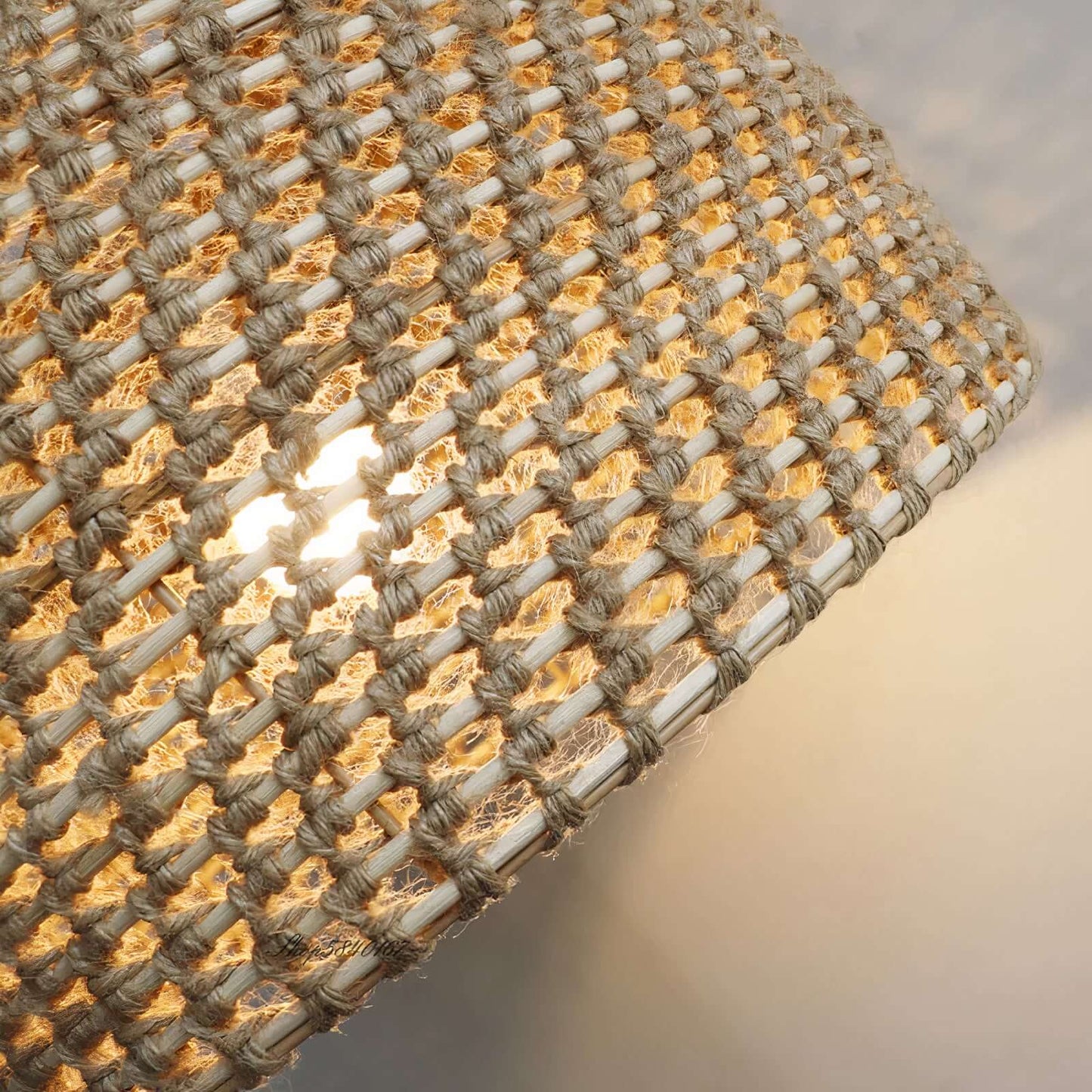 Woven Rattan Ceiling Light